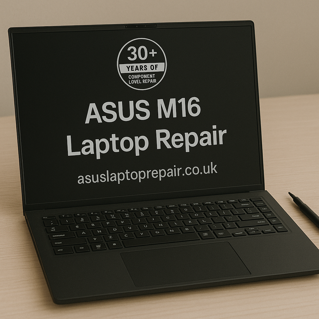asus m16 laptop repair